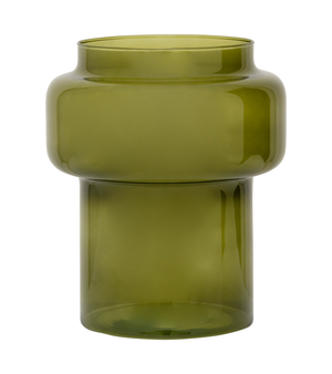 Vetro Vase in Olive