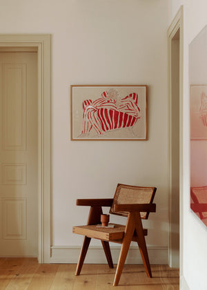 Red Chair Art Print