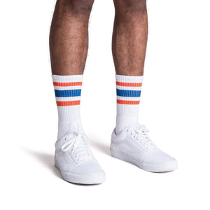 USA Crew Socks - White & Various Colours