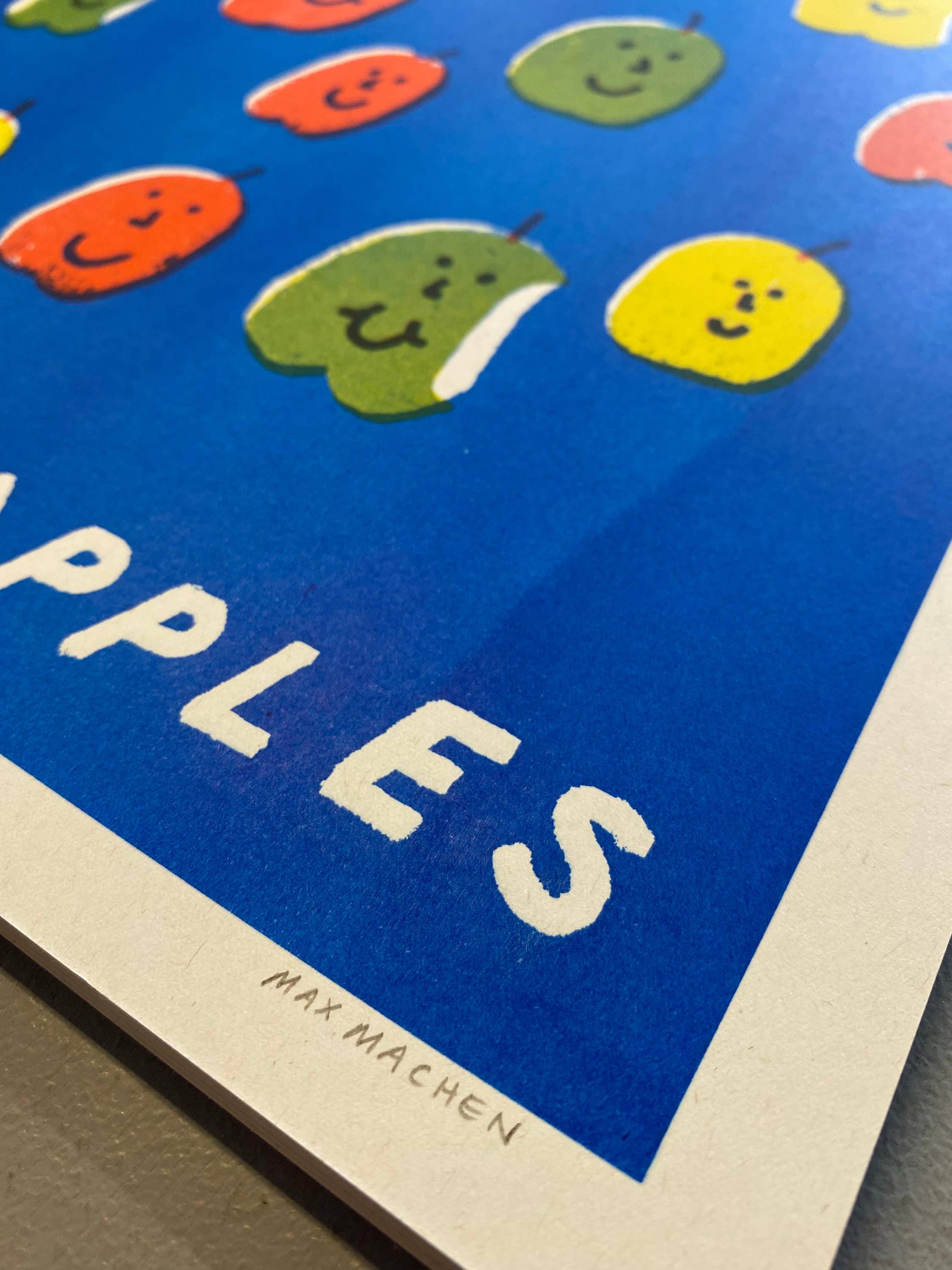 'How Do You Like These Apples' Riso Art Print (A3) by Max Machen – DOWSE
