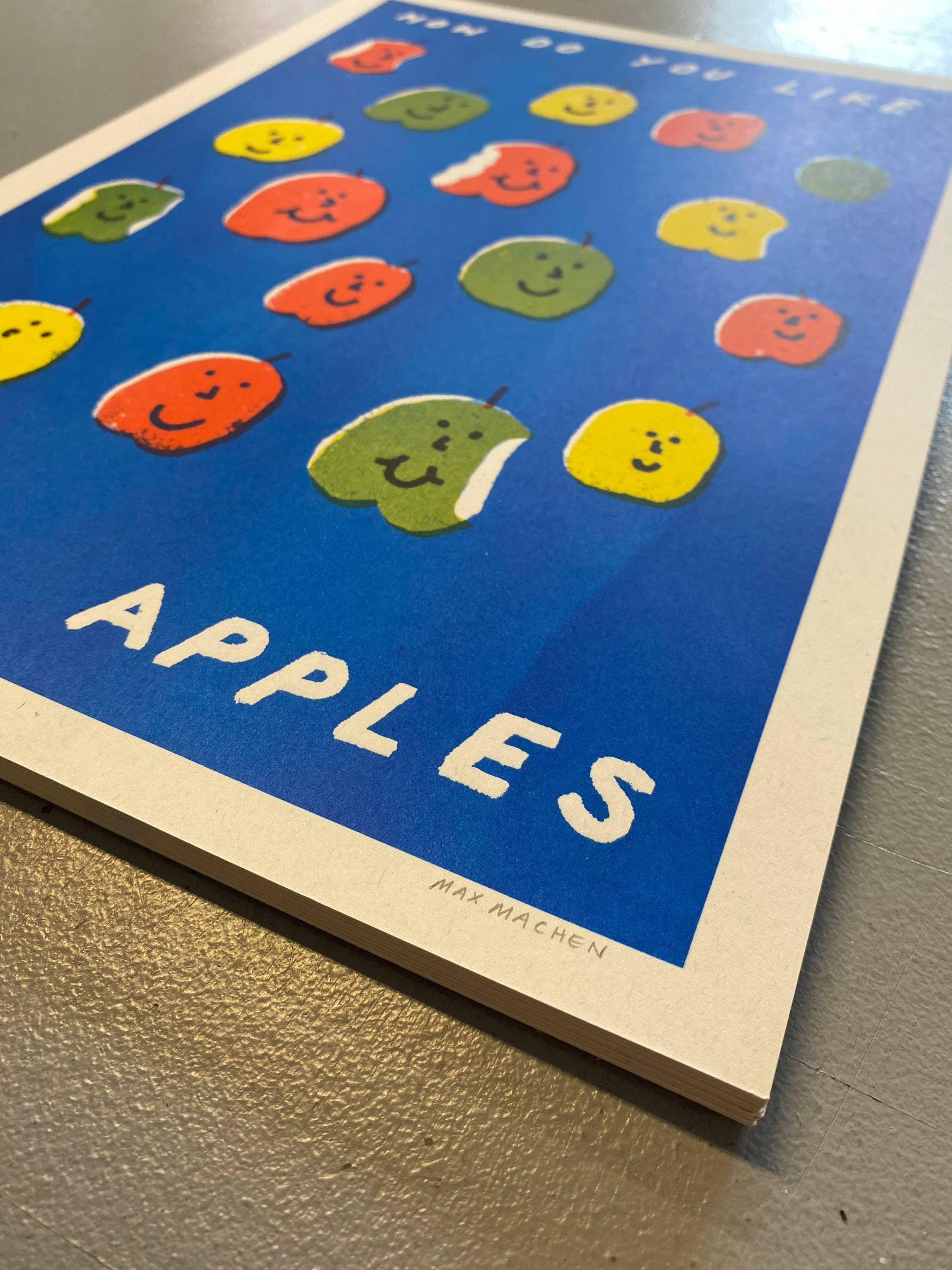 'How Do You Like These Apples' Riso Art Print (A3) by Max Machen – DOWSE