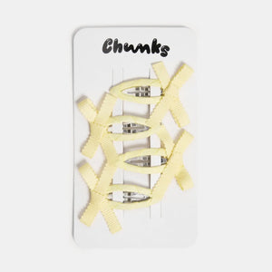 Bow Snap Clips - various colours
