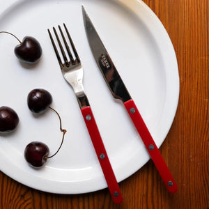 Sabre Bistro Cutlery 4 Piece Set - Various colours