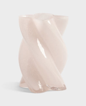 Marshmallow Opaque Pink Vase