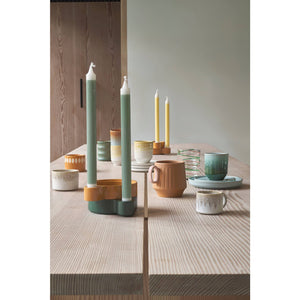 Striped Dinner Candles - 4 Colours to choose from