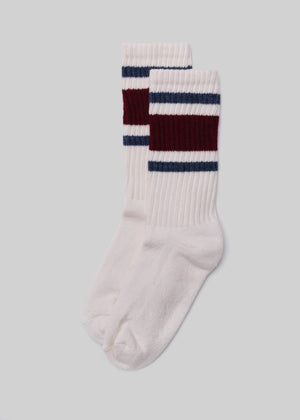 Retro Stripe Varsity Socks - various colours