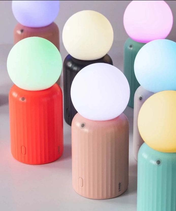 Mini Skittle Lamp & Wireless Charger - various colours