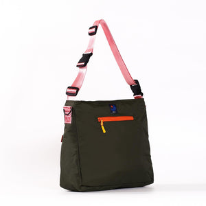 Lively Tote Bag - Green & Pink