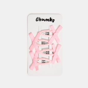 Bow Snap Clips - various colours