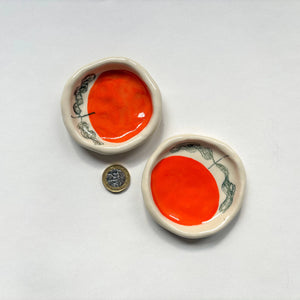Handmade Fruit Plates + other fruits