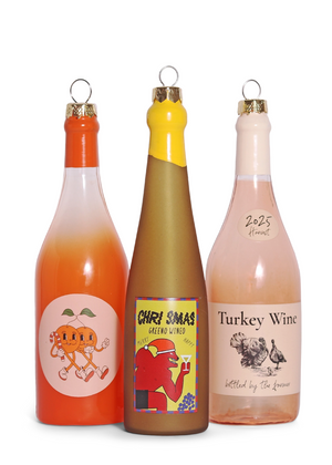 Orange Wine Hanging Christmas Decoration