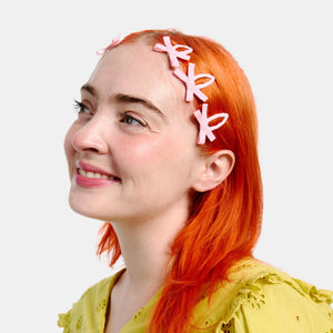 Bow Snap Clips - various colours