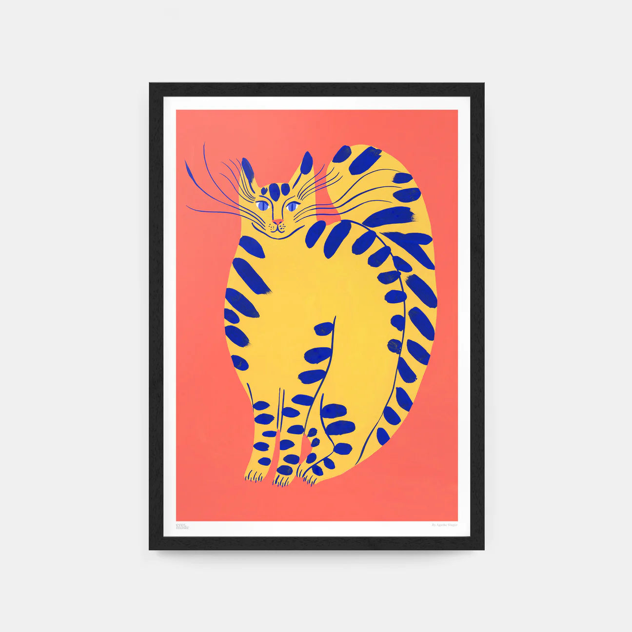 Yellow Kitten Art Print