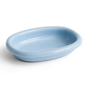 HAY Barro Light Blue Oval Dish