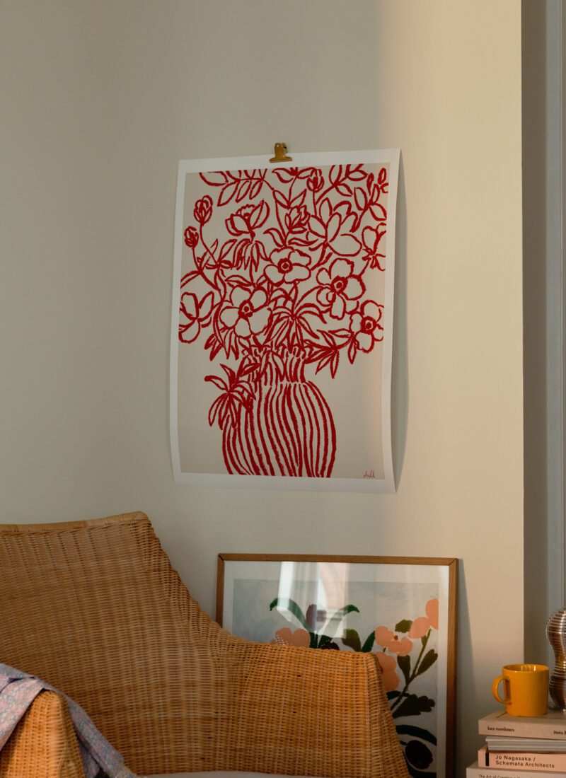 Poppy Studies I Art Print