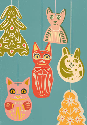 Cat Decorations card