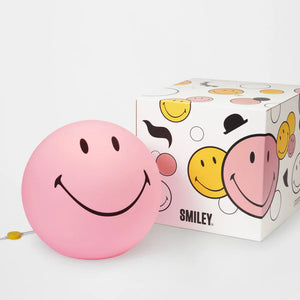Pink Large Smiley Lamp