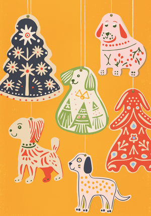 Dog Decorations card