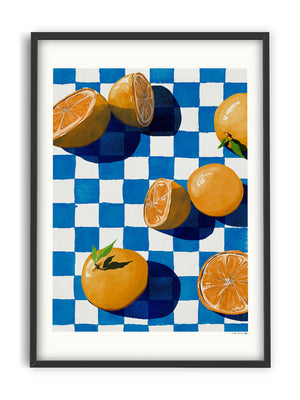 Snacks from the Orange Tree Art Print