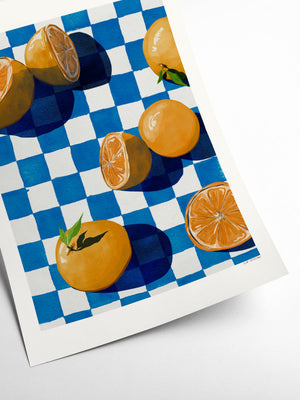 Snacks from the Orange Tree Art Print