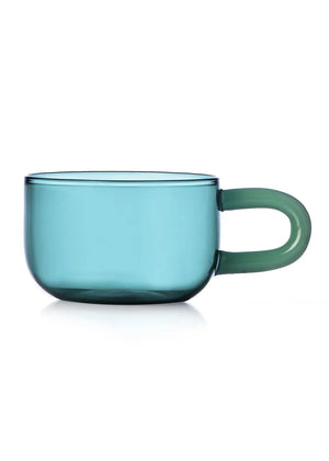 COFFEE&T Double Walled Glass Mug + 2 sizes + 3 colours