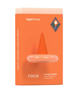 Droplet Incense Cones & Glass Stand - various aromas