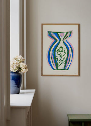 Summer Vase 02 Art Print