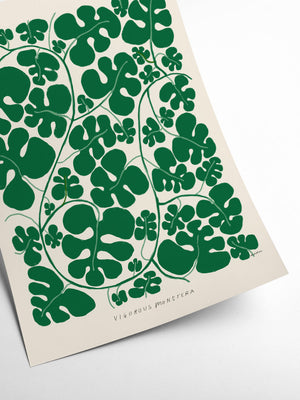 Monstera Art Print