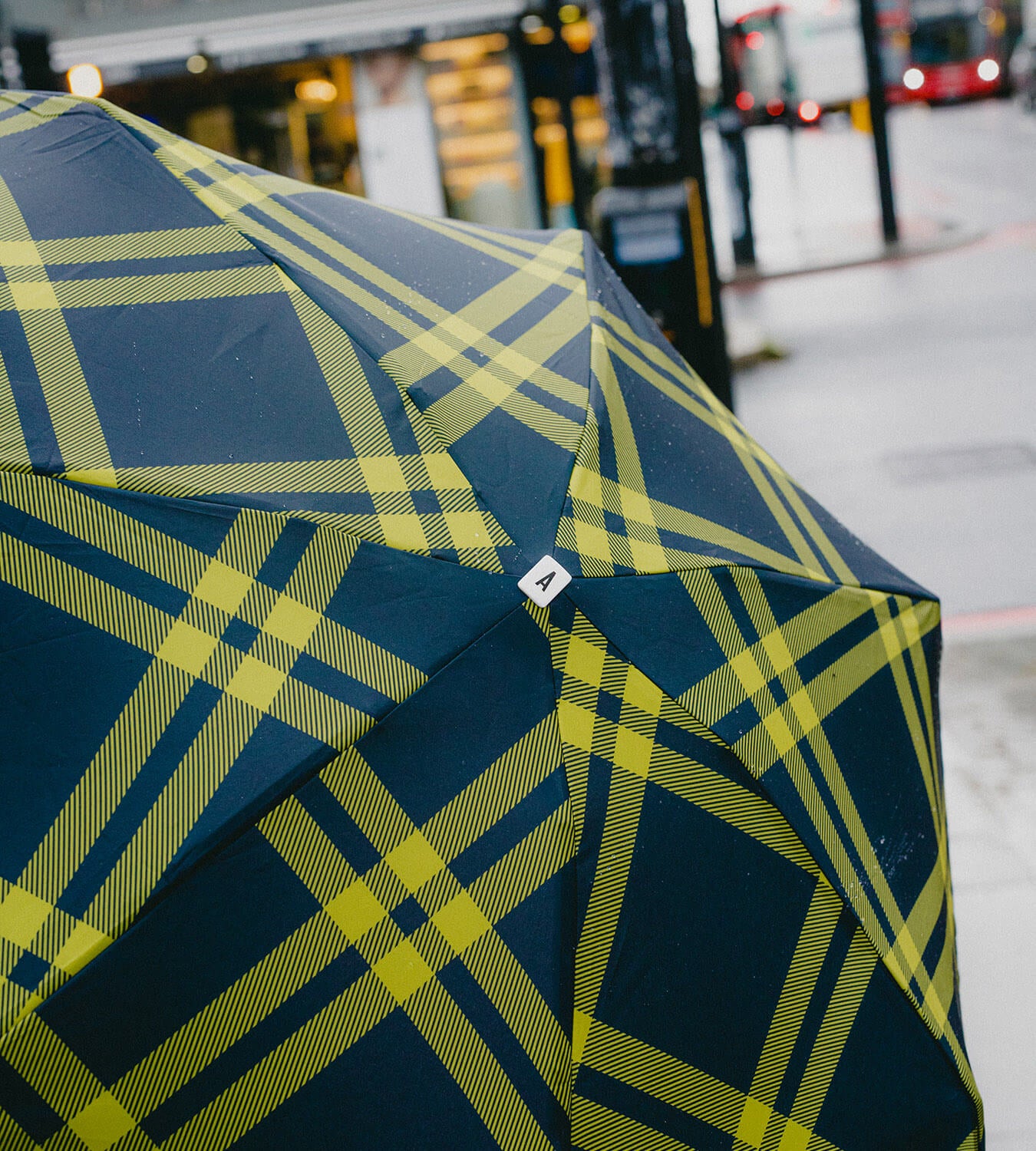 Tweed & Check Compact Umbrella - Various Patterns