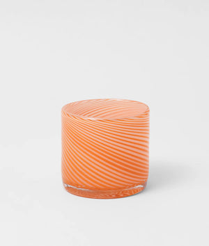 Spiral Glass Pots + 3 sizes + 2 colours