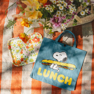 Snoopy Vintage Market Lunch Tote