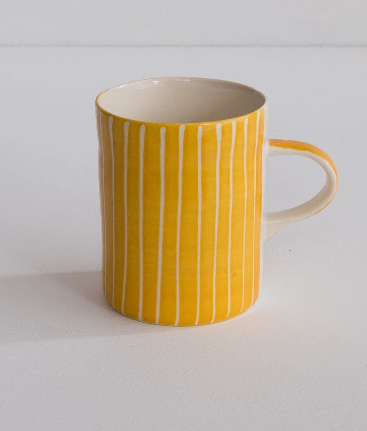 Sgrafitto Stripe Mug + other colours