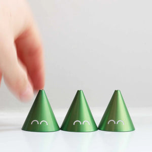 Studio Arhoj Metal Bit Incense holders - Green Cone