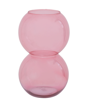 Large Pink Bubble Vase