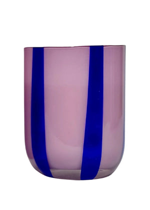 Atina Striped Glass Tumbler + other colours