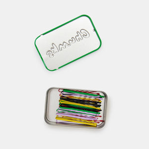 Chunks Bobby Pins - Green Tin