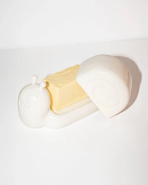 Hattie Stewart Snail Butter Dish