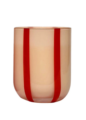 Atina Striped Glass Tumbler + other colours