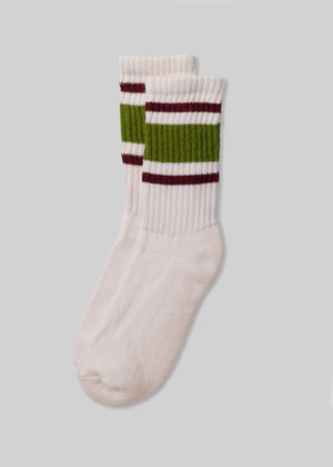 Retro Stripe Varsity Socks - various colours