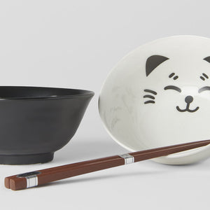 Black & White Cat bowls