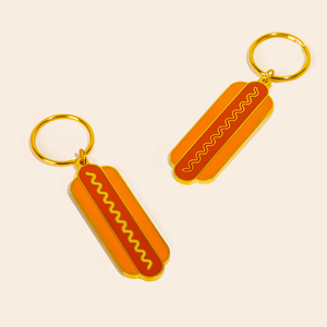 Hotdog keyring