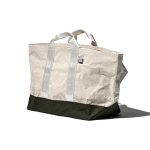 Laminated Cotton & Vintage Fabric Bag 60 x 30cm Model 504551