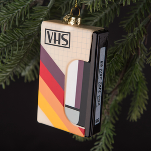 VHS Tape Christmas Ornament.