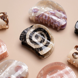 Cinnamon Swirl Spiral Hair Claw