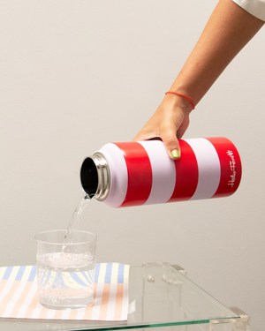 Striped Metal Water Bottle + other colours