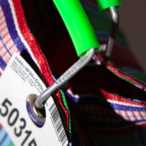 Recycled Plastic Striped Market Bag D15