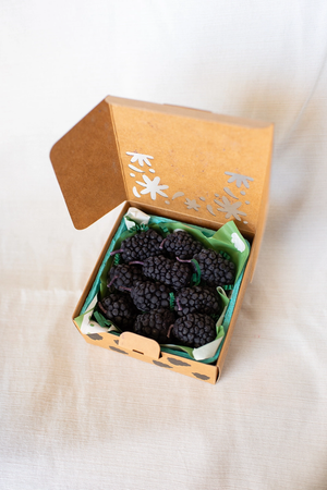 Beeswax Blackberry Cake Candles