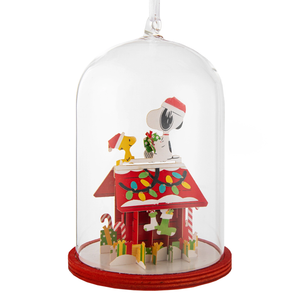 Snoopy Snowglobe Hanging Decoration