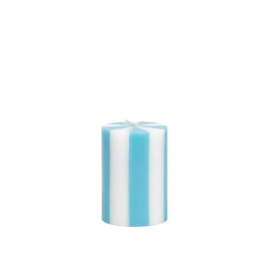 Short Stripe Pillar Candle + other colours