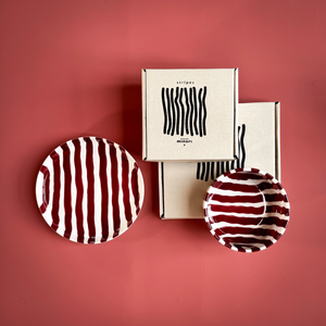 Stripes Plate - various colours